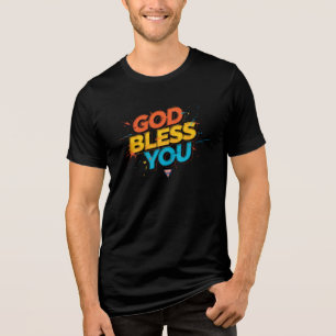 Gott segne dich Tri-Blend shirt