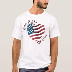 Gott segne die USA Amerika T-Shirt