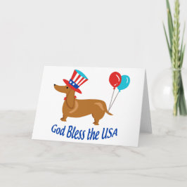 Gott segne die USA Karte