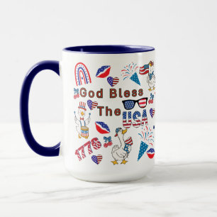 Gott segne die USA Tasse