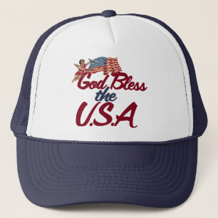 Gott segne die USA Truckerkappe