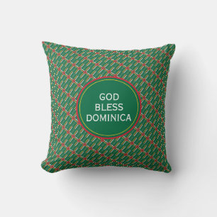 GOTT SEGNE DOMINICA Inspirierende dominicanische F Kissen