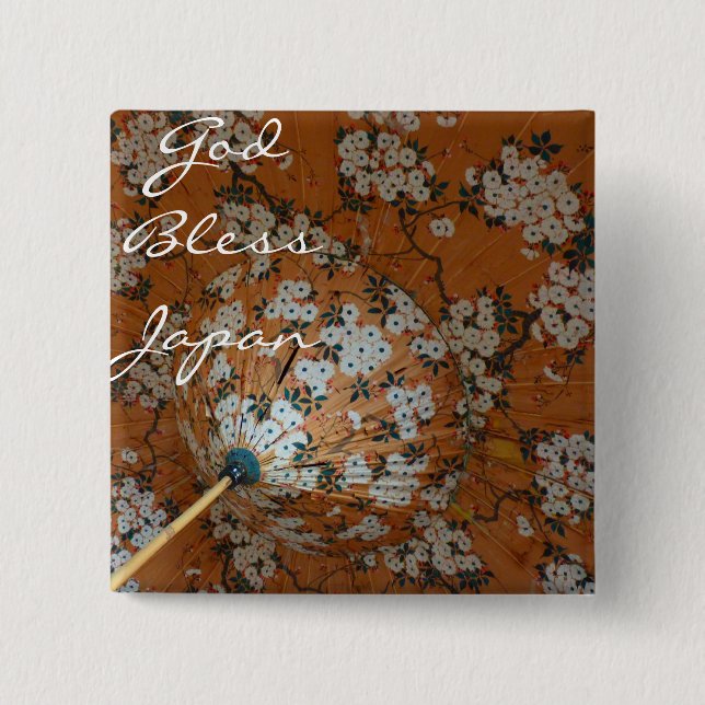 Gott segne japan button (Vorderseite)