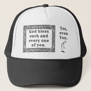 Gott segne (Mensch) Truckerkappe
