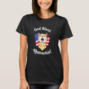 Gott segne Neowica! Süße Katze T-Shirt