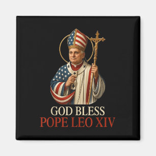 Gott segne neuer Papst Leo Xiv Katholische Kirche Magnet