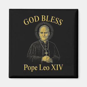 Gott segne neuer Papst Leo Xiv Katholische Kirche Magnet
