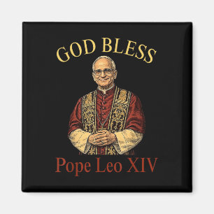 Gott segne neuer Papst Leo Xiv Katholische Kirche Magnet