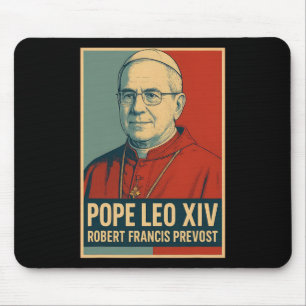 Gott segne Papst Leo Xiv 1 Mousepad
