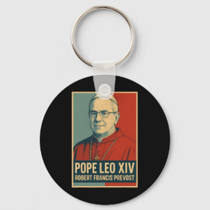 Gott segne Papst Leo Xiv 1 Schlüsselanhänger