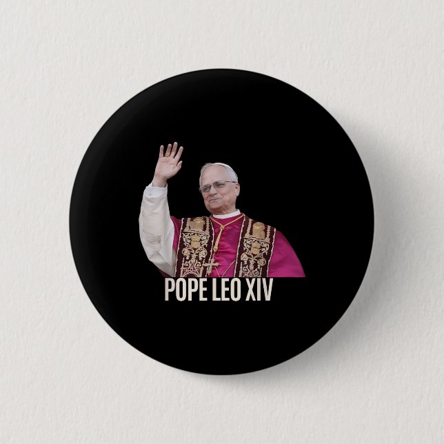 Gott segne Papst Leo Xiv 26. Button (Vorderseite)