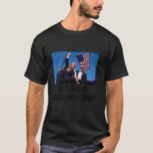 Gott segne Präsident Trump Donald Trump 2024 T Shi T-Shirt