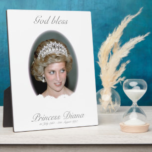 Gott segne Princess Diana Fotoplatte