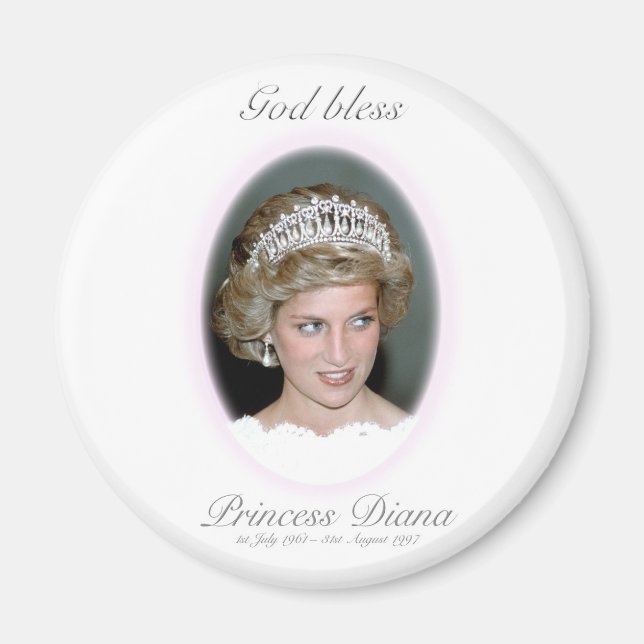 Gott segne Princess Diana Magnet (Vorne)