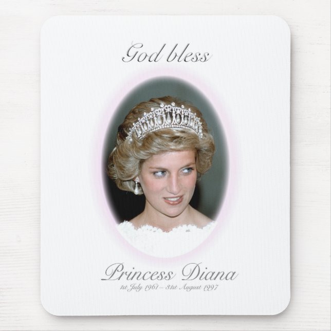 Gott segne Princess Diana Mousepad (Vorne)