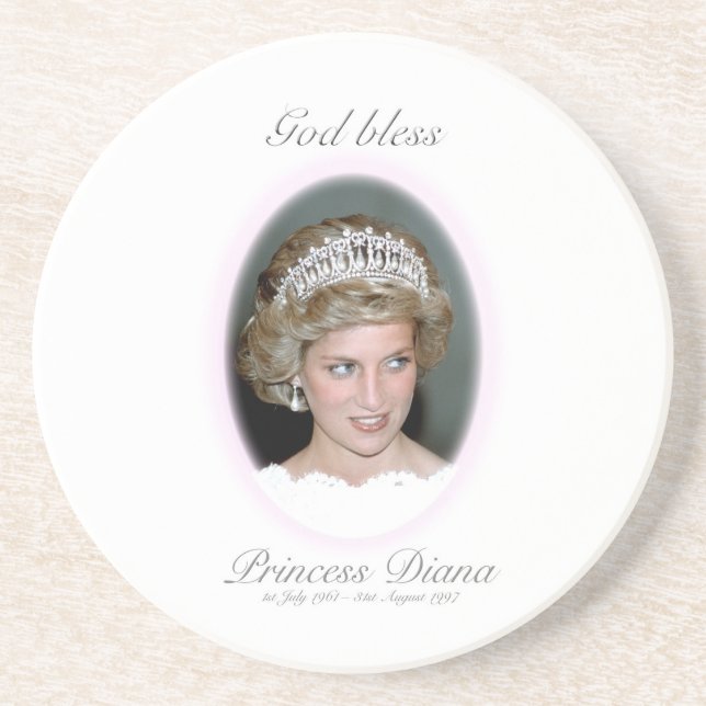 Gott segne Princess Diana Untersetzer (Vorne)