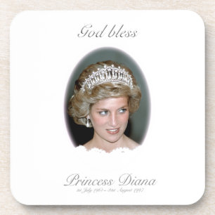 Gott segne Prinzessin Diana - Erinnerung Getränkeuntersetzer