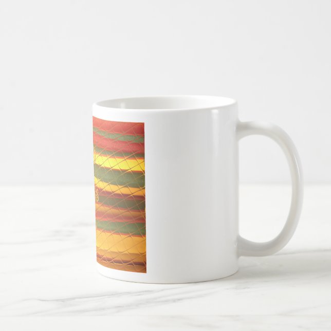 Gott segne Sie Farben Design Kaffeetasse (Rechts)