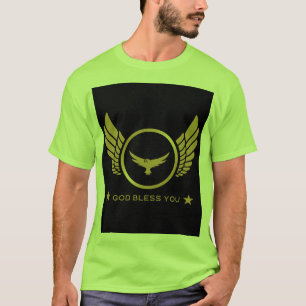 Gott segne Sie nennen Printed Elegant Men's Limone T-Shirt
