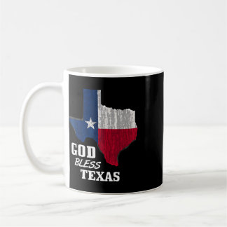 Gott segne Texas-Flagge Texas Unabhängigkeitstag B Kaffeetasse