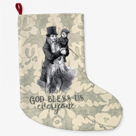 Gott segne uns alle Dickens Weihnachtslied Großer Weihnachtsstrumpf