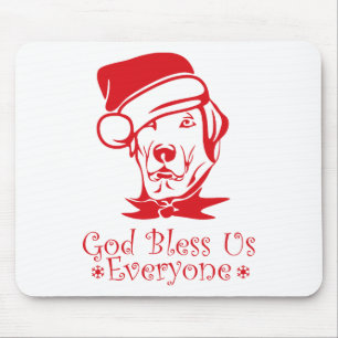 Gott segne uns Weihnachten Mousepad