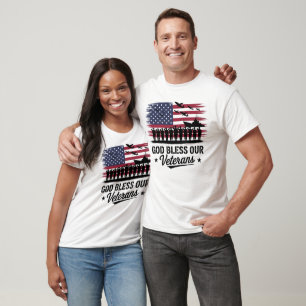 Gott segne Unsere Veteranen USA T-Shirt