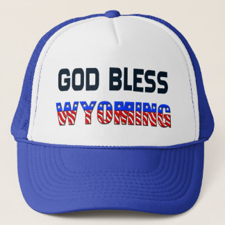 Gott segne Wyoming Truckerkappe