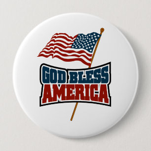 Gott segnen Amerika Button