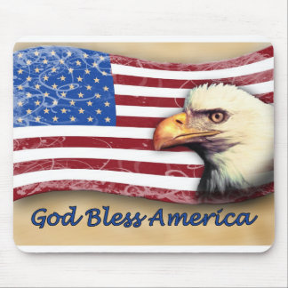 Gott segnen Amerika Mousepad