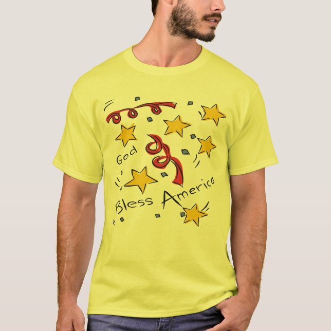 Gott segnen Amerika-T - Shirts (Vorderseite)