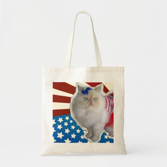 Gott segnen Amerika-Tasche Tragetasche (Vorne)