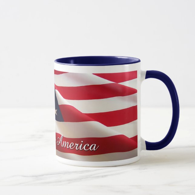 GOTT SEGNEN AMERIKA TASSE (Rechts)