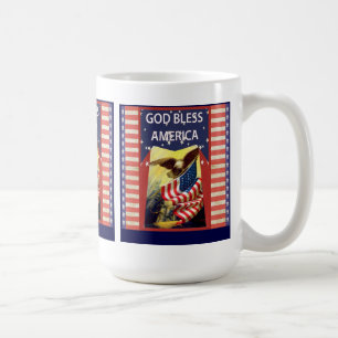 Gott segnen Amerika-Tasse Kaffeetasse