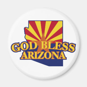 Gott segnen Arizona Magnet