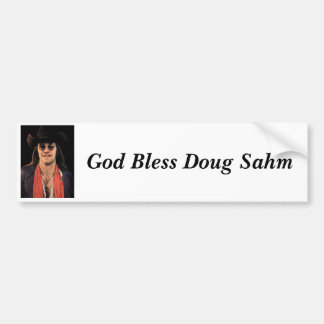 Gott segnen Autoaufkleber Dougs Sahm