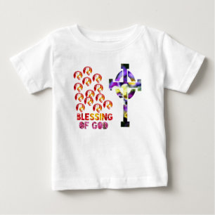 Gott segnen baby t-shirt
