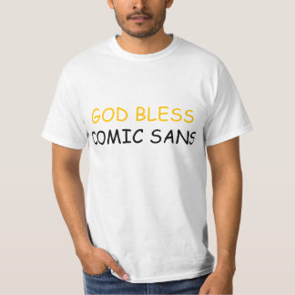 Gott segnen Comic ohne T-Shirt