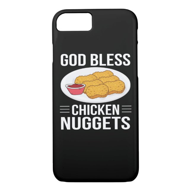 Gott segnen Huhn-Nugget-Huhn-Nugget Case-Mate iPhone Hülle (Rückseite)
