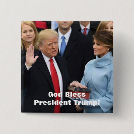 Gott segnen Präsidenten Trump Button