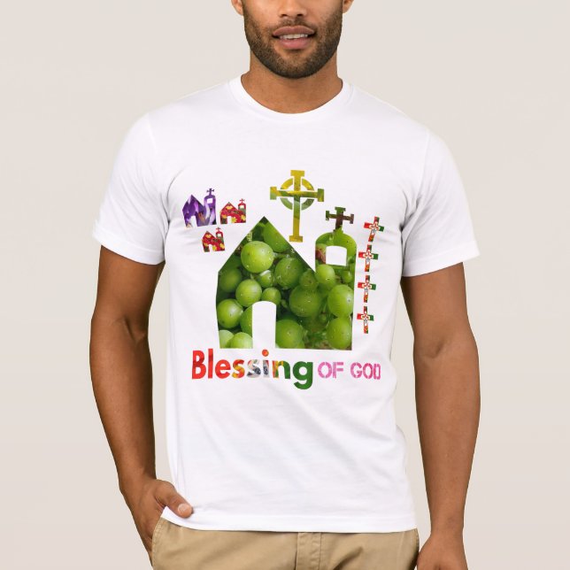 Gott segnen T-Shirt (Vorderseite)