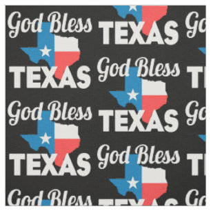 Gott segnen Texas Stoff