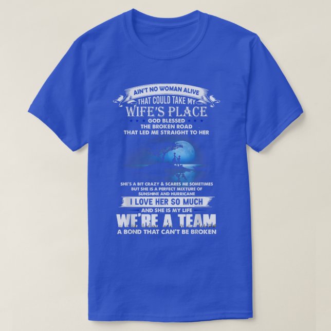 Gott segnete die gebrochene Straße, die mich gerad T-Shirt (Design vorne)