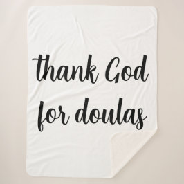 Gott sei Dank für Doulas Sherpadecke