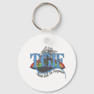 Gott sei Dank werde ich TGIF vergeben Schlüsselanhänger