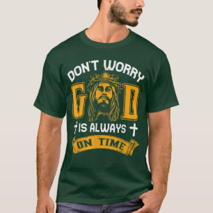 Gott sei immer auf der Zeit Weibchen Christlich, T-Shirt