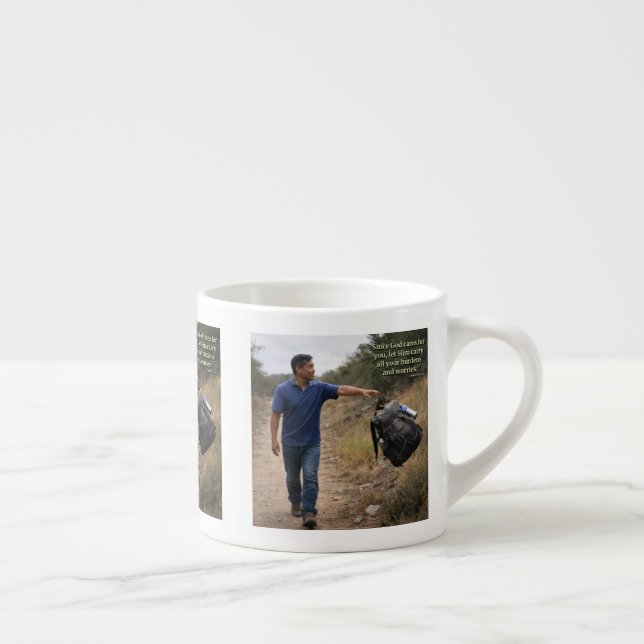 Gott sorgt für dich espressotasse (Rechts)