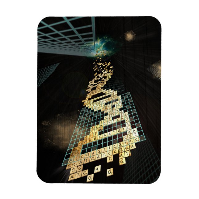 Gott spielt nicht Würfel 2014 Magnet (Vertikal)