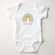 "Gott spricht Gebete" Rainbow Baby Bodysuit