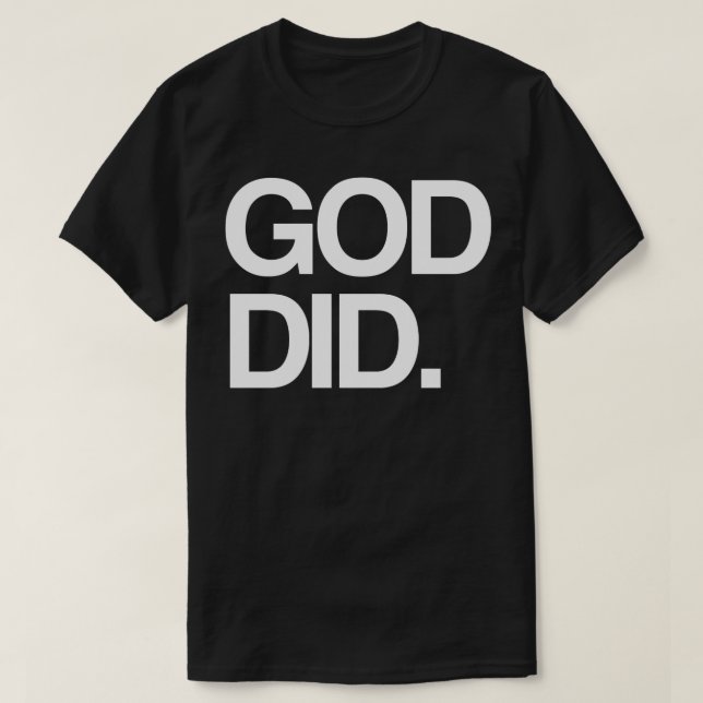 Gott tat T-Shirt (Design vorne)